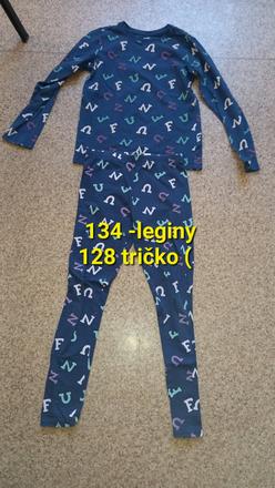 Tričko +leginy, sinsay,134