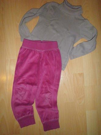 Tepláčky qviesse taliansko + roláčik lisa rose, 98