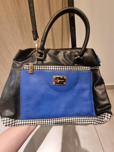Čierno-modrá kabelka segue, 