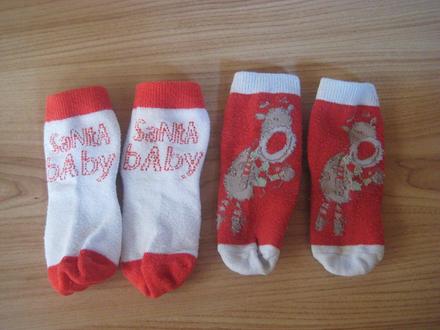 Vianočné ponožky, 2 ks, cena s poštou, f&f,21
