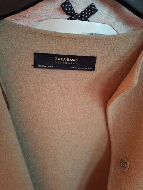 Zara vlneny kabat 49 percent vlna, zara,xs
