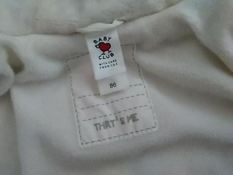 Predlzená bunda, baby club,86