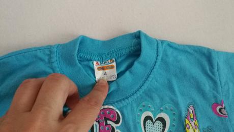 Modré tričko s mačičkou, 98