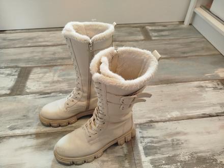 Šnurovacie čižmy veľ.37, deichmann,37