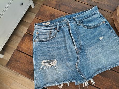Levis 501 riflová sukňa 30-l, levis,l