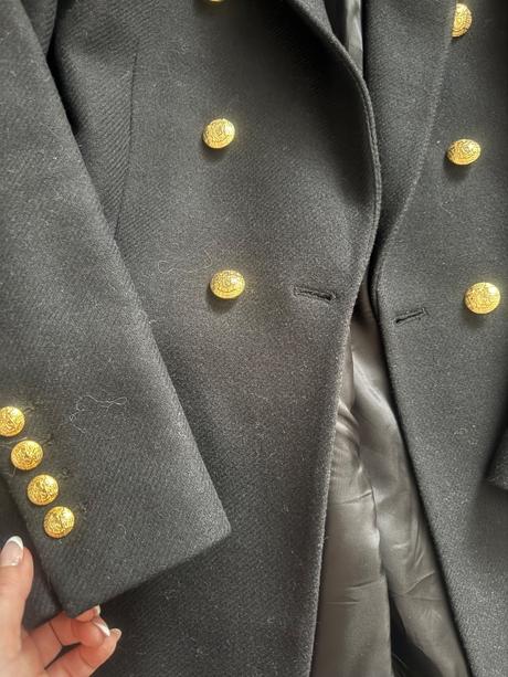 Zara kabát dlhy xs, zara,xs