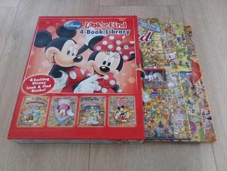 Disney mickey mouse 4 veľké knihy s hádankami, 