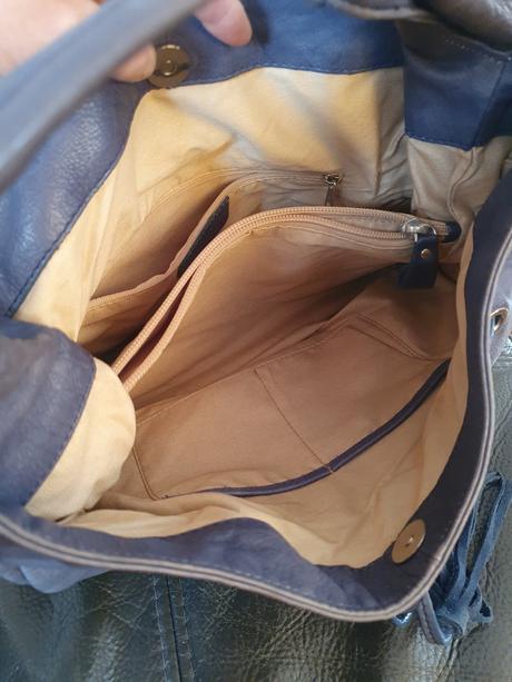 Talianska kožená kabelka,