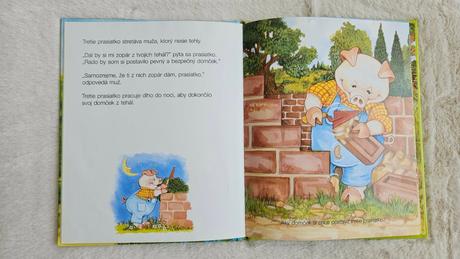 Detská kniha 'tri prasiatka', 