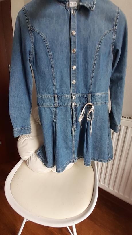 Denimové šaty, zara,164