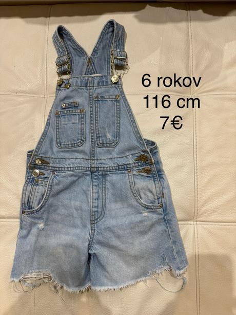 Detské denimové kraťase, zara,116