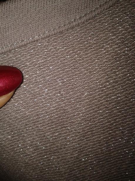 Šedofialkový kardigán-sačko bez zapínania veľ. m, m