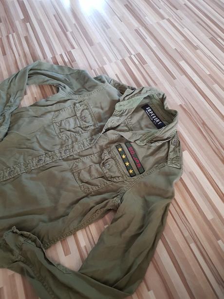 Superdry dámska košeľa army, xs