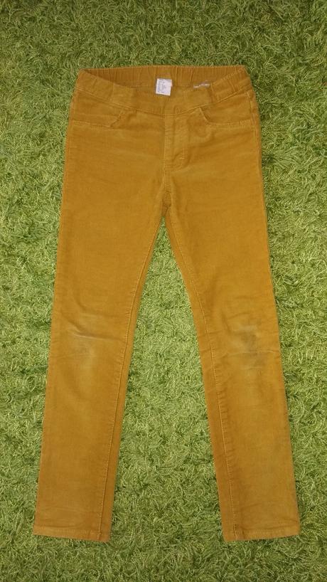 Dievčenské menčestráky h&m veľ. 116, h&m,116