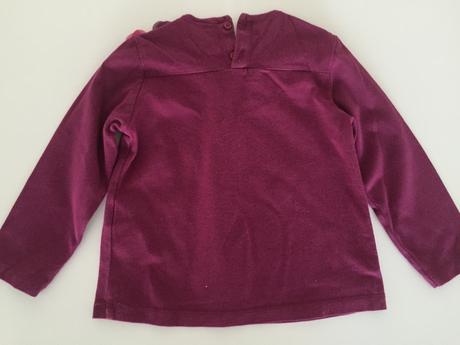 Tricko s 3d kvietkami, zara,92