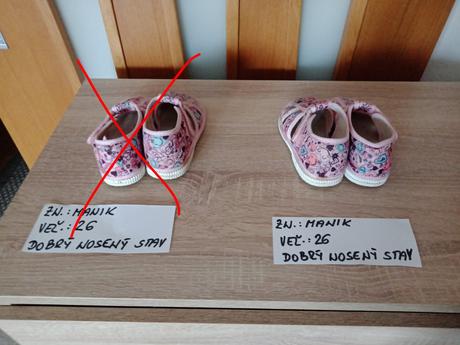 Dievčenské papučky zn.manik veľ.26, manik,26
