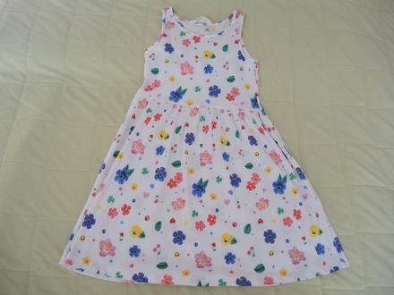 Šaty s kvietkami, h&m,122