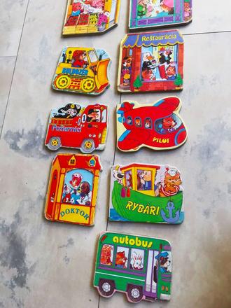 Leporelá pre malé deti 9 ks, 