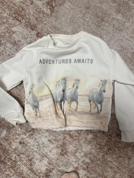 Mikina crop top, reserved,128