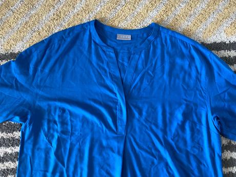 Modrý top canda, c&a,48