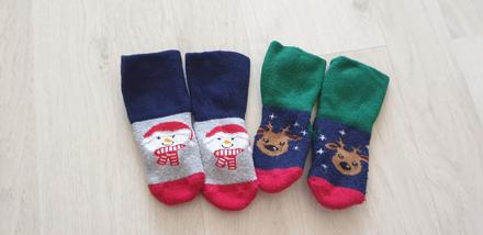 Vianočné ponožky 0-6m., 17
