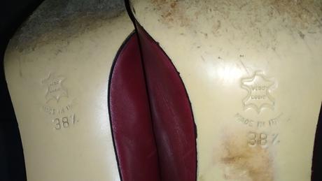 Kožené topanky 38 a polky, 38