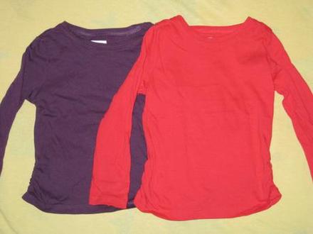 Dve tenšie tričká s dlhým rukávom, f&f,92