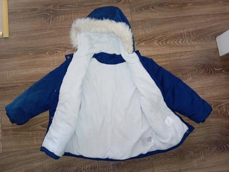 Teplá zimná bunda v.116, lupilu,116