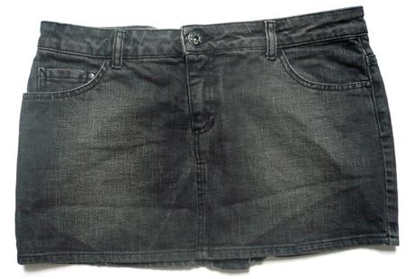 Riflová sukňa, h&m,38