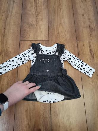 Setik body suknicka na traky, f&f,68