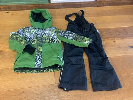 Reima lyžiarska bunda a otepľovačky 104-110, reima,104