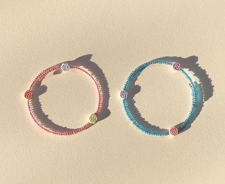 Detske naramky s kvetkami, 2 ks, 