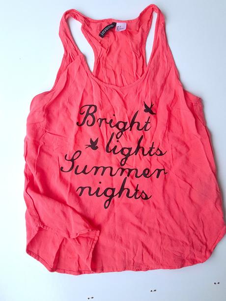 Tielko s nápisom, h&m,s