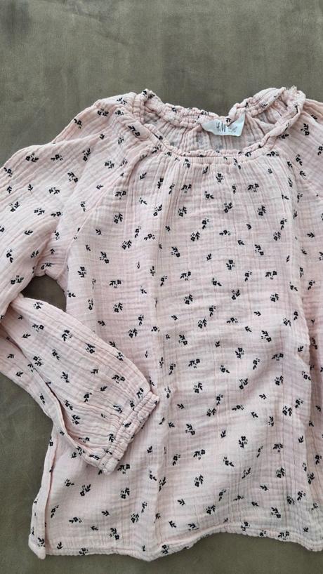 Mušelínová blúzka h&m veľ.134 nová, h&m,134