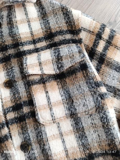 Koselovy kabat-oversize,s/m, bershka,s