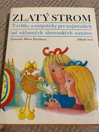 Vintage zbierka básničiek a rozprávok zlatý strom, 