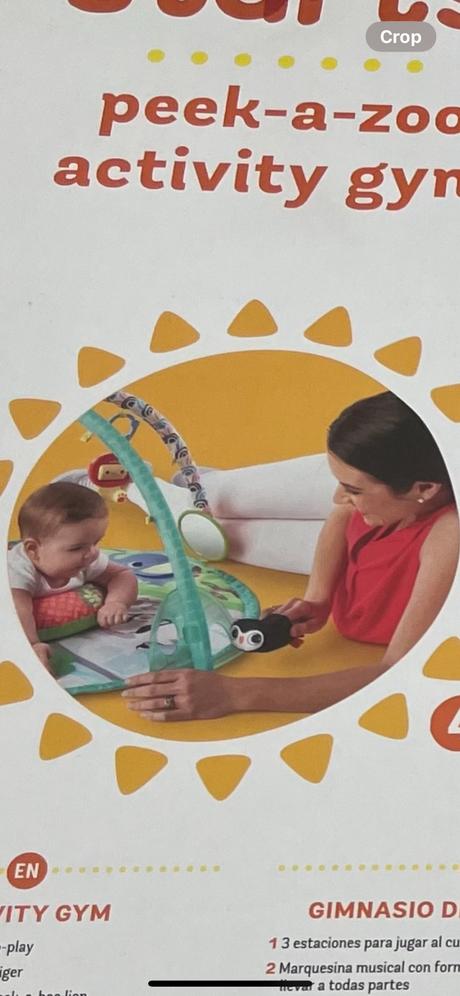 Bright starts deka na hranie 2v1 peek-a-zoo,