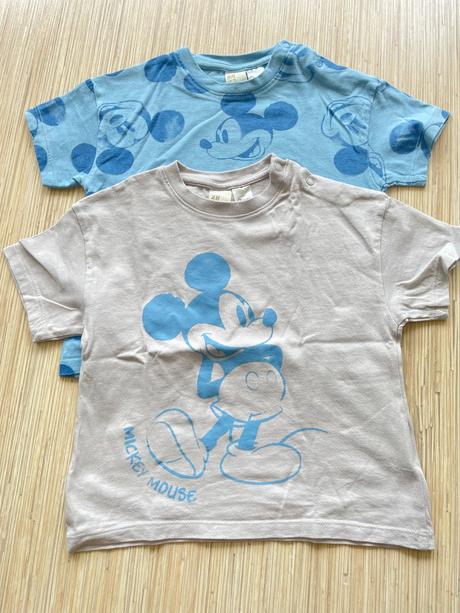 Letne tricka mickey mouse, h&m,86