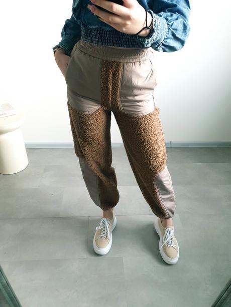 Štýlové teddy nohavice xs, h&m,xs