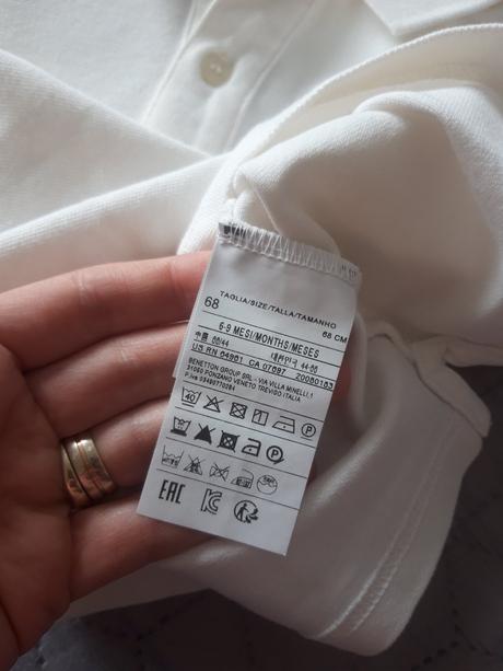 Polokošeľa benetton ako nové, benetton,68