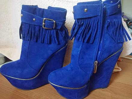 Semišové kotníčky, 38