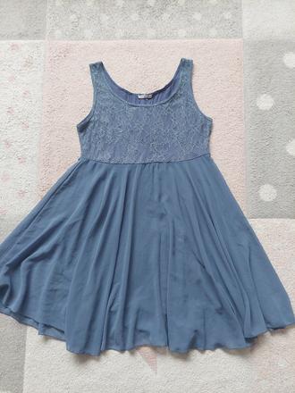 Modré saty scout vel.m, m