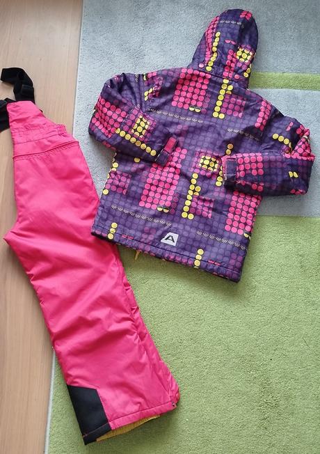 Oteplovačky + vetrovka, suprava, alpine pro,140