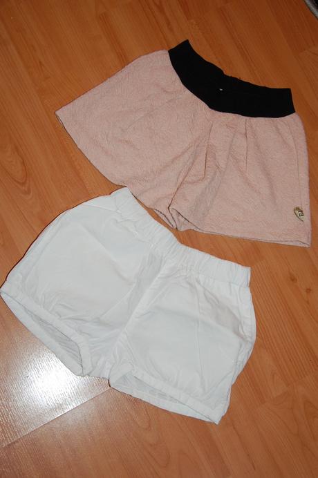 Ružové a biele šortky, pompdelux,98