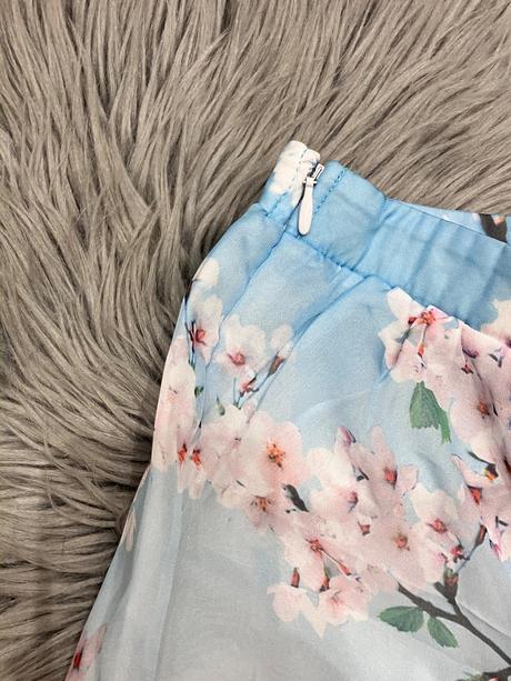 Dievčenská letná kvetovaná sukňa (92), original marines,92