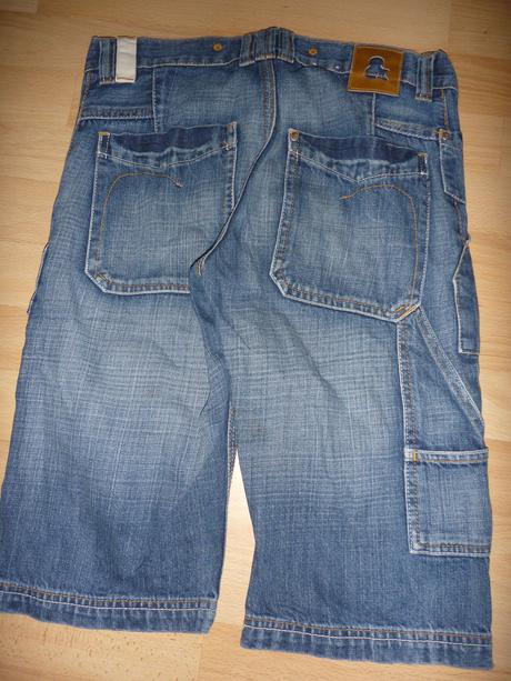 Riflové kraťasy, h&m,146