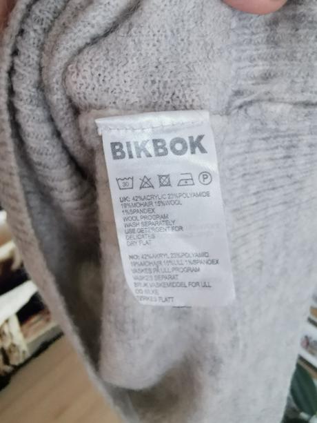 Teple saty / sveter bikbok s mohairom a vlnou, l