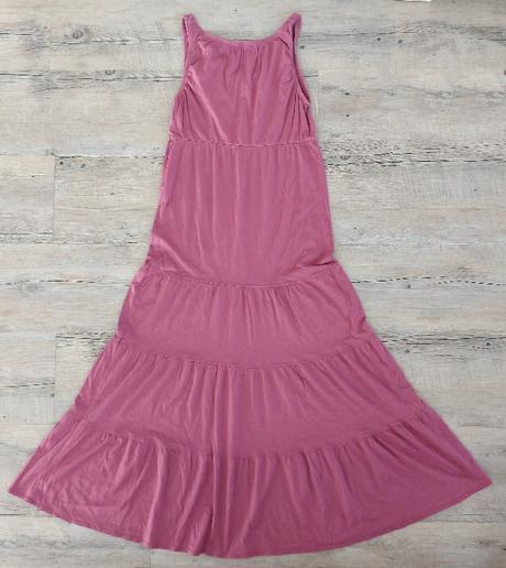 Dlhé šaty v slivkovej farbe, s