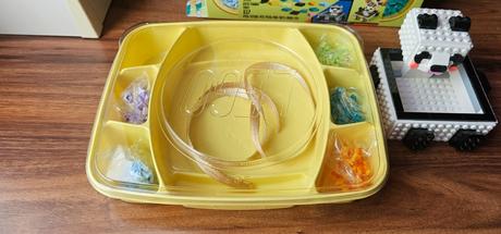 Lego dots krabička - panda s doplnkami, 