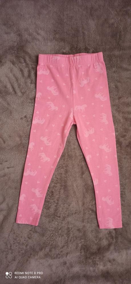 Ružové legíny s poníkmi -98, dopodopo,98